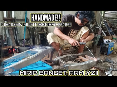 TUTORIAL PEMBUATAN ARM YZ PNP KLX,DENGAN ALAT SEDERHANA, MIRIP BANGET!!!