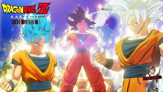 Dragon Ball Z Kakarot - Goku SSJB Ultra Instinct Incompleto e Ultra Instinct