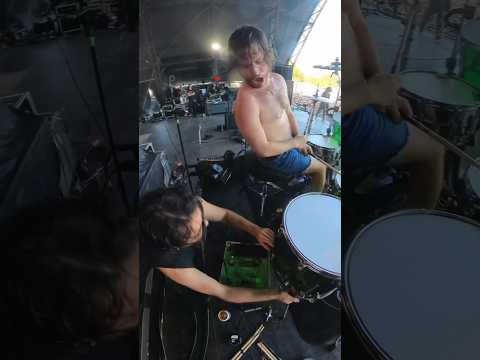 When your drum tech deserves a raise 😂🥂🎩🥁🤘 #drummer #ludwigdrums #zildjian #wargasm #drumtech