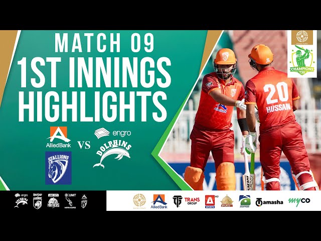 1st Innings Highlights | ABL Stallions vs Engro Dolphins | Match 9 | Bahria Town Champions Cup 2024