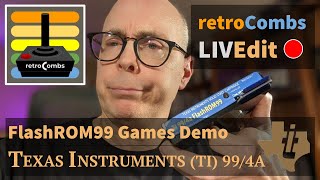 Load Every TI-99/4A video game with a FlashROM99!