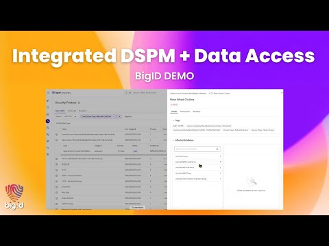 BigID Platform Demo, DSPM, DAG and DAM for Structured and Unstructured Data