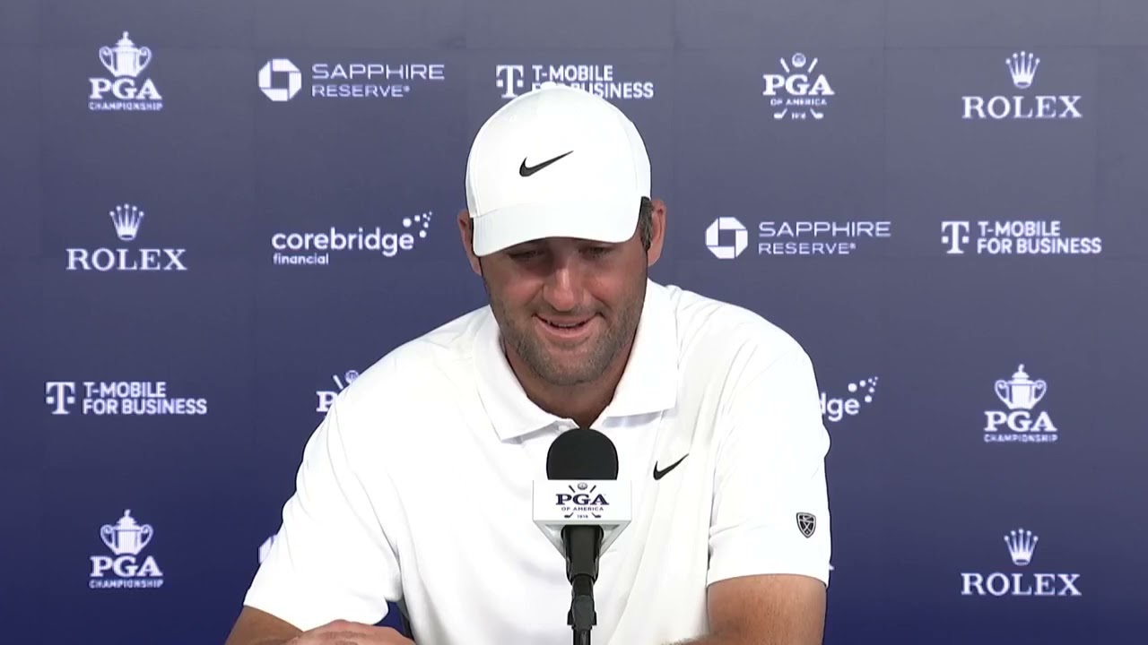 Scottie Scheffler Says Aronimink Saturday Felt Like 'A Bit of a Dice Roll' as 21 Players Crowded the Lead