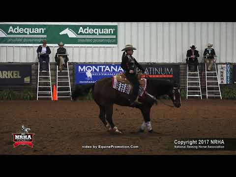Chexouthisreminic ridden by Kendall Lynn Wigen  - 2017 NRHA Futurity (Short Stirrup)