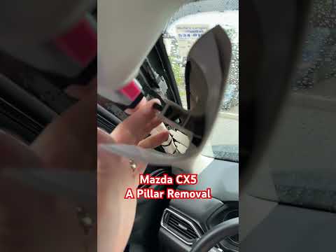 Mazda CX5 2024 A pillar removal