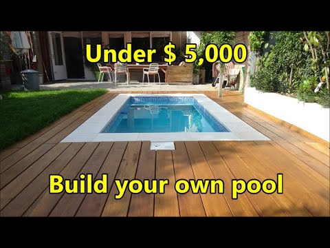 Build Your Own Swimming Pool for Under $5,000 | Costs & Materials Explained!