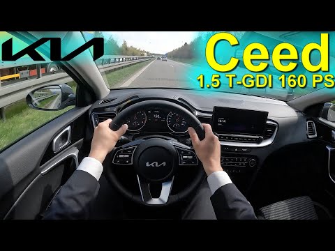 2023 Kia Ceed SW 1.5 T-GDI 160 PS TOP SPEED AUTOBAHN DRIVE POV