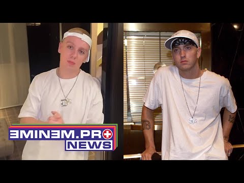Aitch Dressed Up As Eminem for Halloween