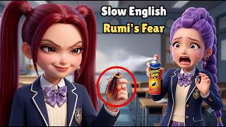 Rumi Fears Cockroaches... Mira Used Them To Scare Her | Slow English for Beginners ( Level A2 )
