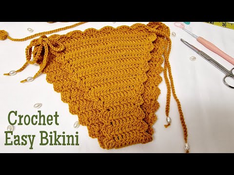 #crochet #bikini bottom tutorial step by step for beginners