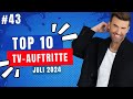 TOP 10 TV-AUFTRITTE ❤ Die Schlager Charts der Woche ❤ Juli 2024 ❤ #43 TOP 10 TV-AUFTRITTE ❤ Die Schlager Charts der Woche ❤ Juli 2024 ❤ #43