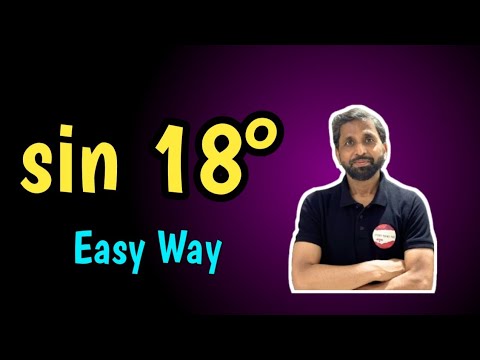 How to find the Value of sin 18° @StudyPointPro