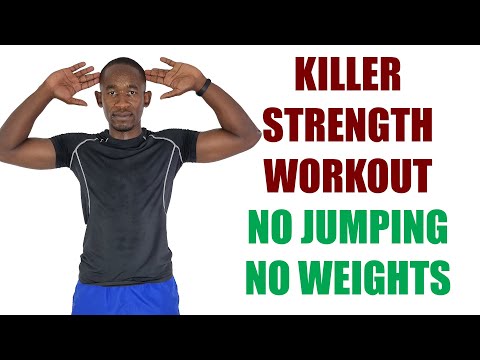 30 Minute Dumbbell Strength Training for Fat Loss Full Body Workout  250 Calories 