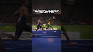 Usain Bolt's 9.58-second world record