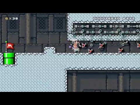 Puzzling Castle Quest by Justin - Super Mario Maker - No Commentary 1AD