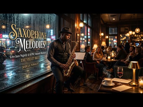 Smooth Chill Out Jazz Saxophone Cafe 🎷 Relaxing Instrumental Jazz Playlist