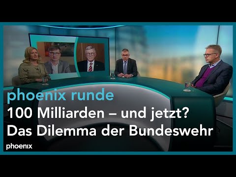 phoenix runde: 100 Milliarden - und jetzt? Das Dilemma der Bundeswehr vom 25.05.22