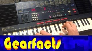 Video thumbnail for Yamaha PSS-590: Tiny midi keyboard with massive FM sounds by Gearfacts