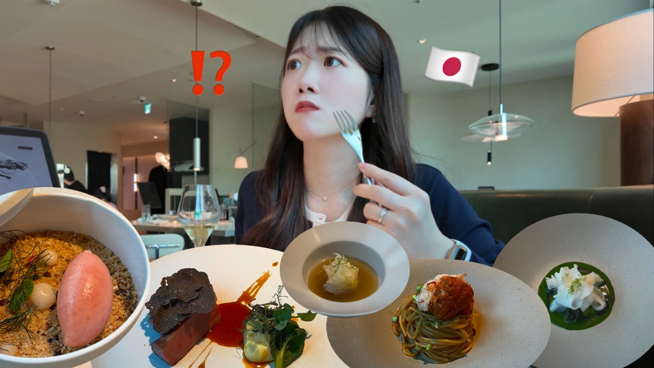 한국에서 고생 많은 일본인 와이프를 위해 파인다이닝 데려갔더니…