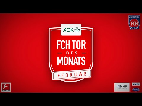 Niklas Beste hat das FCH Tor des Monats Februar erzielt – präsentiert von der AOK