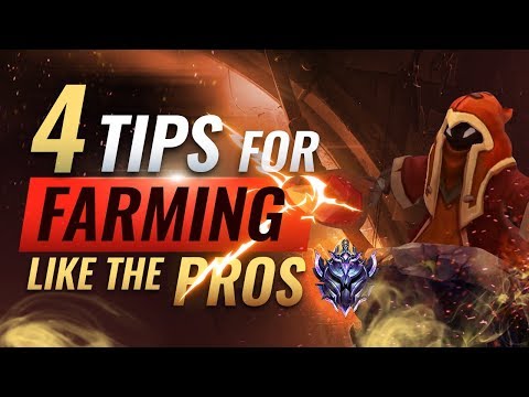 プロのようにあなたのCSとファームを向上させるための4つのヒント - League of Legends (4 Tips To IMPROVE Your CS and Farm Like The Pros - League of Legends)