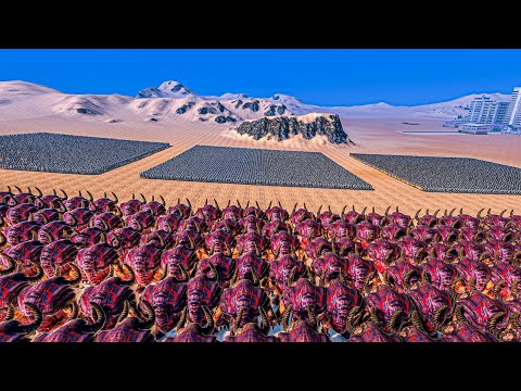 25.000 SOUL TYRANTS vs 3.000 GIANT DEMONS - Ultimate Epic Battle Simulator UEBS