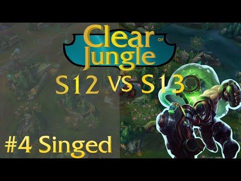 CLEAR JUNGLE SINGED SEASON 12 VS SEASON 13