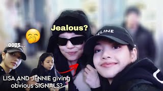 Lisa making Jennie shy and jealous? 🤭❤️ &quot;new update, Details? #Jenlisa