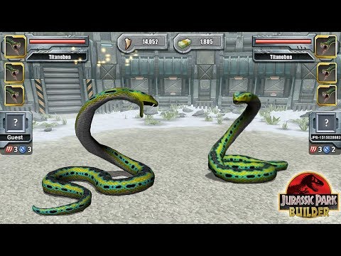 TITANOBOA VS TITANOBOA - SNAKE TOURNAMENT | JURASSIC PARK BUILDER