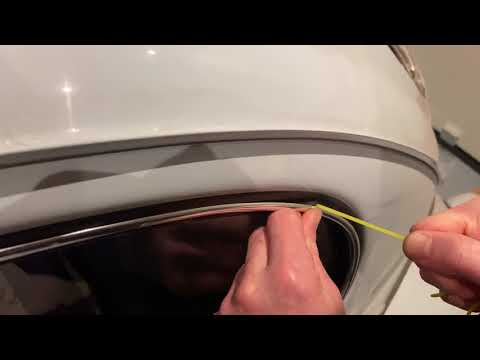 Perfect way to install window trim on classic beetle