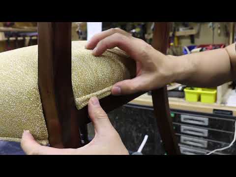 HOW TO REUPHOLSTER A DINING ROOM CHAIR - ALO  upholstery