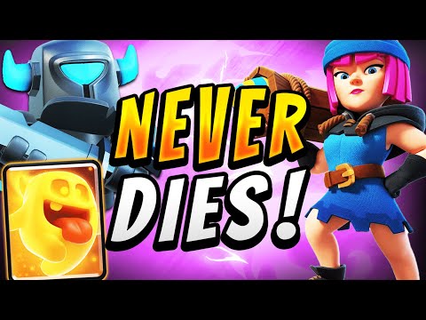 HEAL SPIRIT IS BROKEN w/ THIS MINI PEKKA HOG CYCLE DECK! — Clash Royale