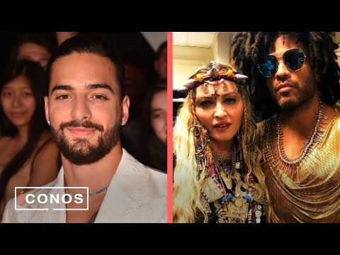 Maluma insultó a Lenny Kravitz y Madonna en sus caras | íconos