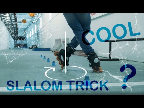 SLALOM TRICKS ON SKATES by Alex Shu - FUN SLALOM MOVE 7