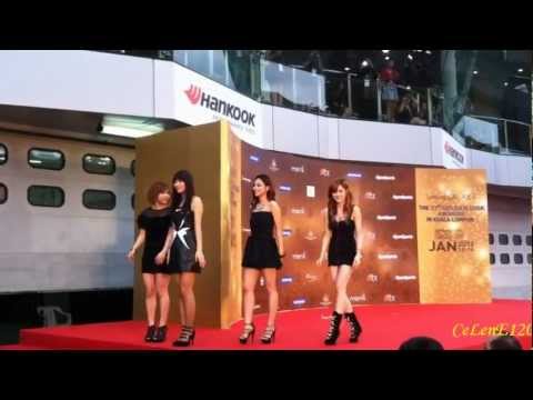 130116 - Miss A @ GDA Red Carpet [Fancam by CeLenE1204]