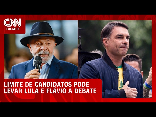 Limite de candidatos eleva chance de Lula e Flávio irem a debate | CNN 360°