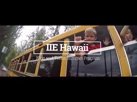 IIE Kids & Teens: Best Junior Summer Program in Hawaii!