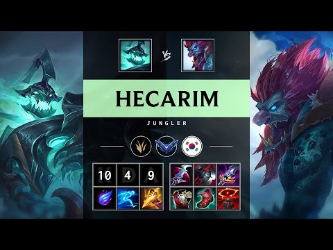 Hecarim Jungle vs Trundle - KR Diamond Patch 25.18