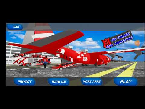 US Police ATV quad us police atv quad bike plane transporter game