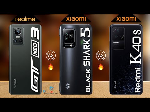 Realme GT NEO 3 vs Black Shark 5 vs Redmi K40s | Camera | Body |AnTuTu | Benchmark Full Comparison