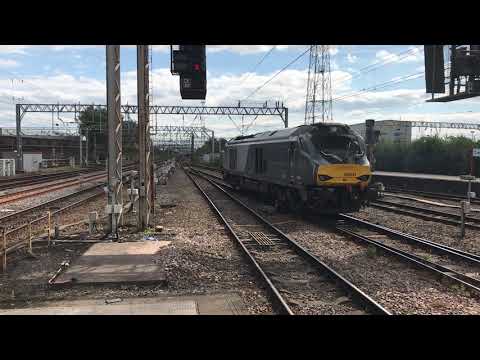 Trains at Stafford & Crewe Monday 31st August 2020