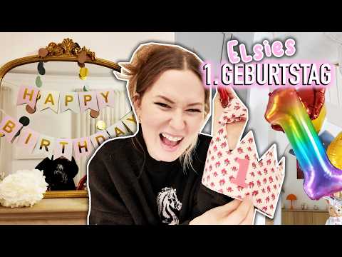 VORBEREITUNGEN für ELSIES 1. GEBURTSTAG! | Sonny Loops