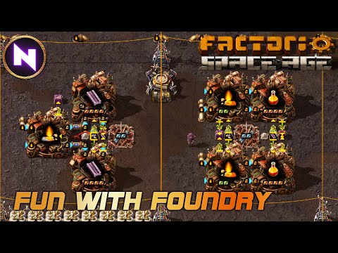 The FOUNDRY Is Amazing: Metal & Science From Lava | 04 | Factorio SPACE AGE