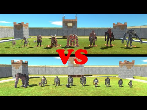 Infernals vs Mutant Primates - 🦖 Animal Revolt Battle Simulator 🐊