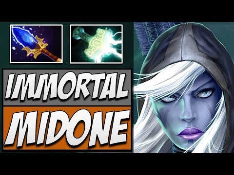 Secret.Midone Drow Ranger with Aghanims - Mjollnir | Dota Gameplay