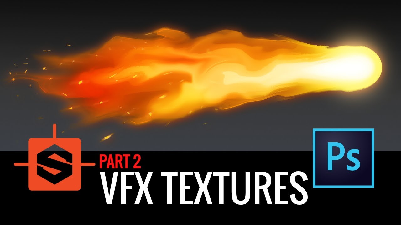 How to Realtime - VFX / Projectiles Texture TUTORIAL PART 2 Using Substance designer and Photoshop