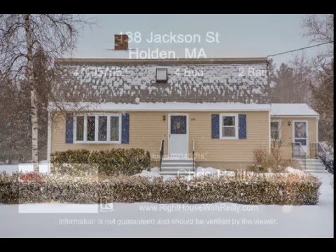 138 Jackson Street Holden MA 01520 - Real Estate For Sale