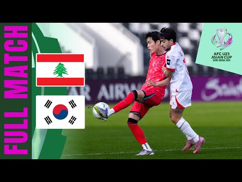 Lebanon vs Korea Republic | Full Match | AFC U23 Asian Cup™ 2026 – Group Stage