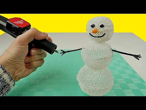 3D РУЧКА, РИСУЮ СНЕГОВИКА ⛄ alex boyko