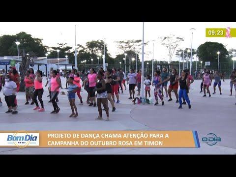 Projeto de dança chama atenção pra a campanha do Outubro Rosa em Timon 28 10 2021
